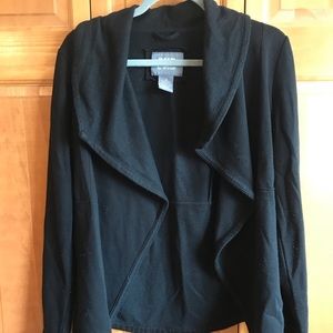 Buckle Brand BKE Black Jacket-like Cardigan